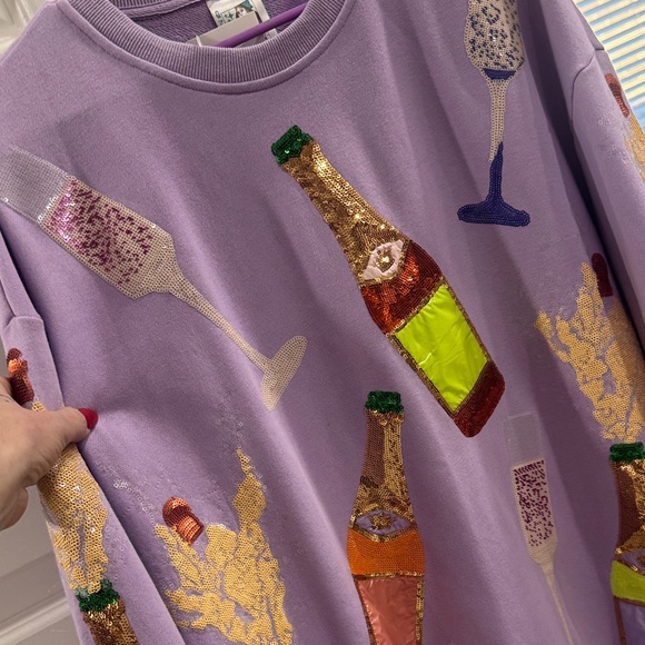 QUEEN OF SPARKLES Purple Celebration Dress - Picture 4 of 5